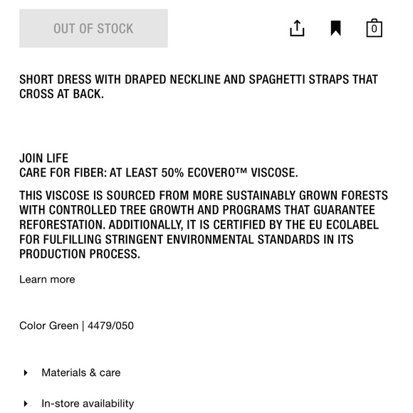 Zara Flowy Mini Swirl Green Satin Dress - Picture 11 of 12